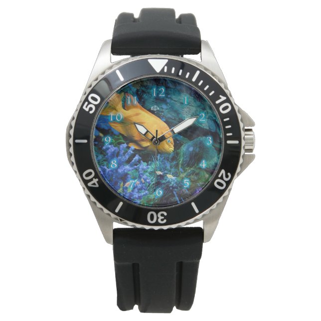 ORANGE FISH BLUE OCEAN 2 WATCH (Front)