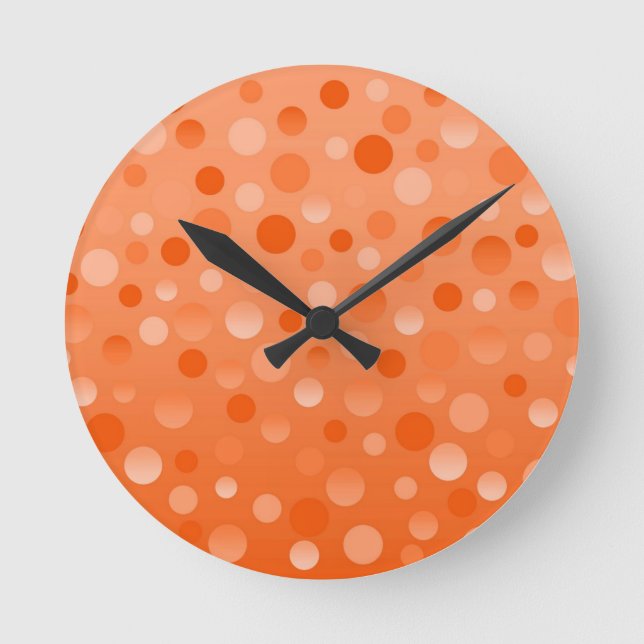 Orange Fizz clock round (Front)