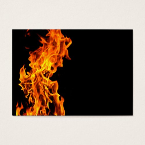 Orange flame business card templates