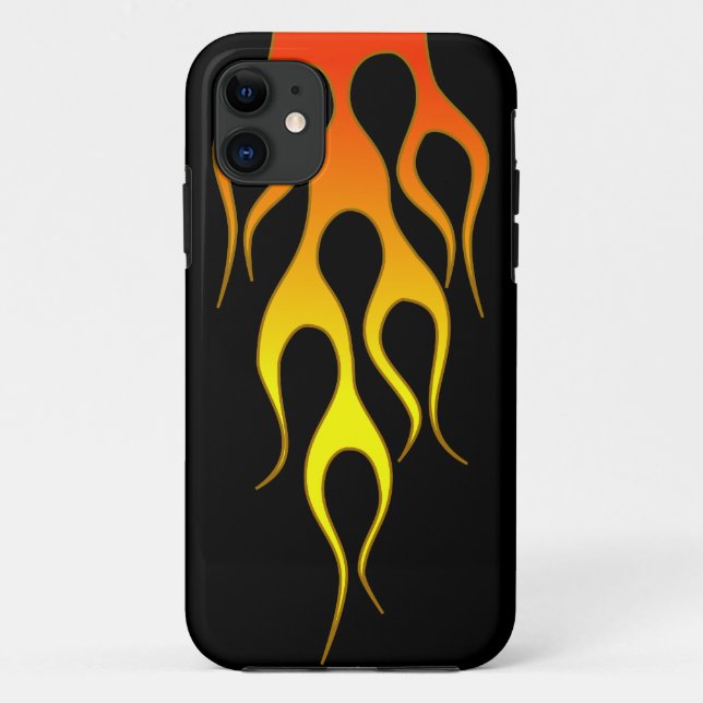 Orange Flame Case-Mate iPhone Case (Back)