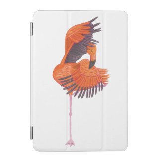 Orange Flamingo in Dance Pose iPad Mini Cover