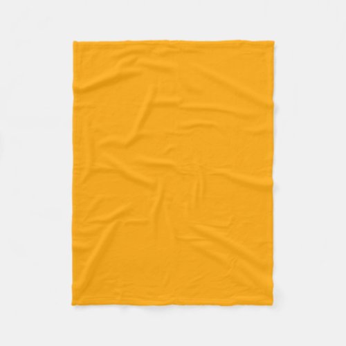 Orange Fleece Blanket