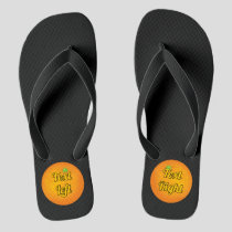Orange Flip Flops