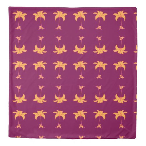 Orange Floral Plum    
