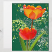 Orange Flower (Front/Back)