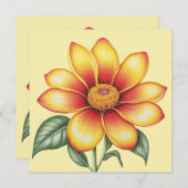 Orange Flower (Front/Back)