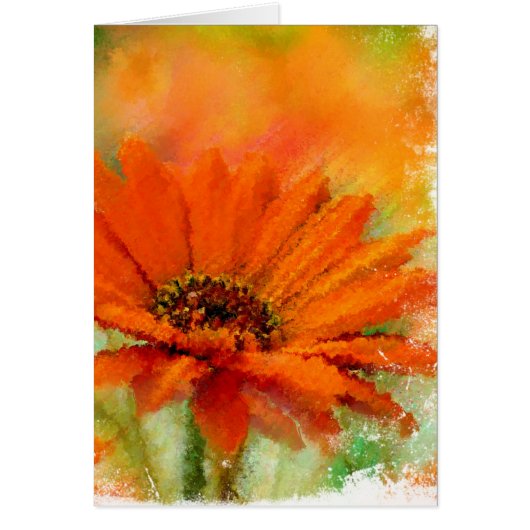 Orange Flower-2 Cards (Front)