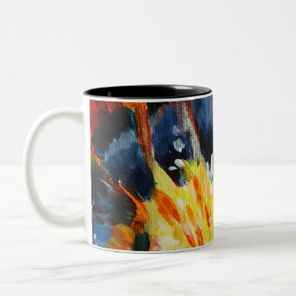 Orange Flower Art  Mug