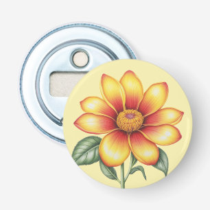 Orange Flower Bottle Opener