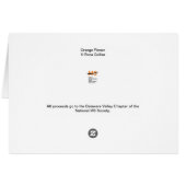 Orange Flower Cards (Back Horizontal)