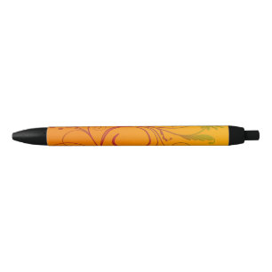Orange Flower Pen