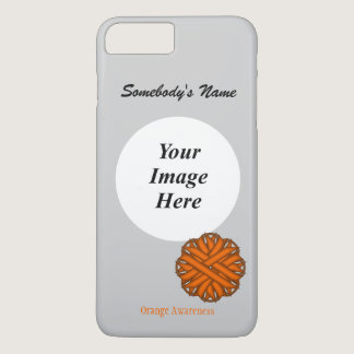 Orange Flower Ribbon Tmpl by Kenneth Yoncich iPhone 8 Plus/7 Plus Case