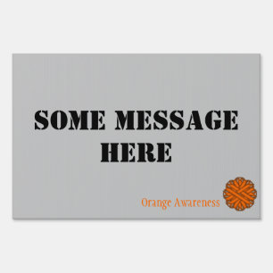 Orange Flower Ribbon Tmpl by Kenneth Yoncich. Sign