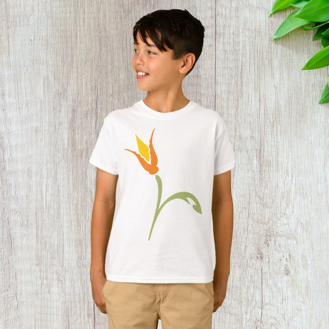 Orange Flower T-Shirt (Creator Uploaded)