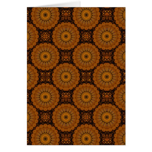 Orange Flowers Cards (Front)