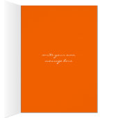 Orange Flowers Chicks Grunge Ink Blots Doodles Kid (Inside (Right))