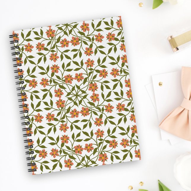 Orange Flowers, Floral Pattern, Greenery, Boho Planner (Creator Uploaded)