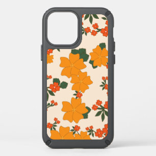 Orange Flowers, Floral Pattern, Pattern Of Flowers Speck iPhone 12 Case
