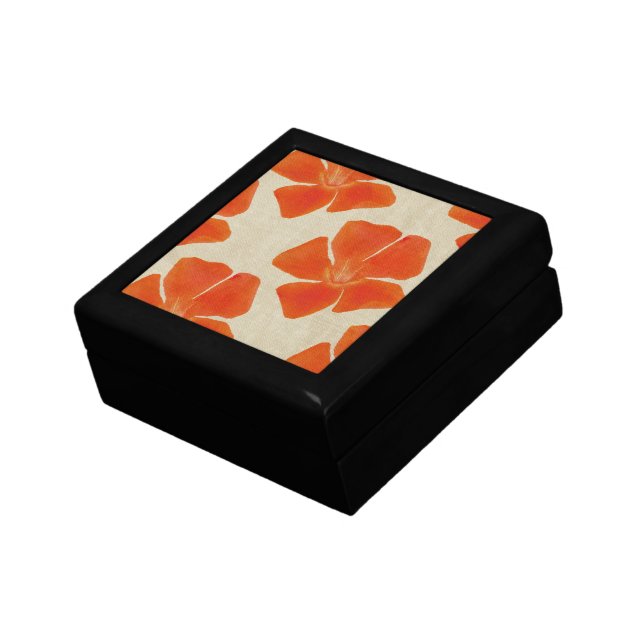 Orange Flowers Gift Box (Side)