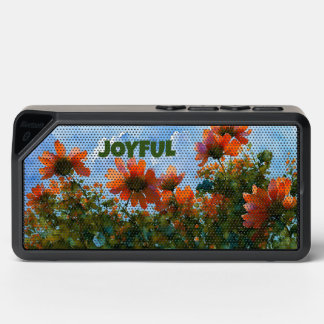 Orange Flowers Joyful Faith Speaker
