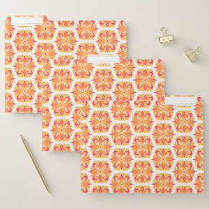 Orange Flowers, Pattern Of Flowers, Floral Pattern File Folder