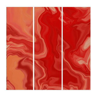 Orange Fluid art