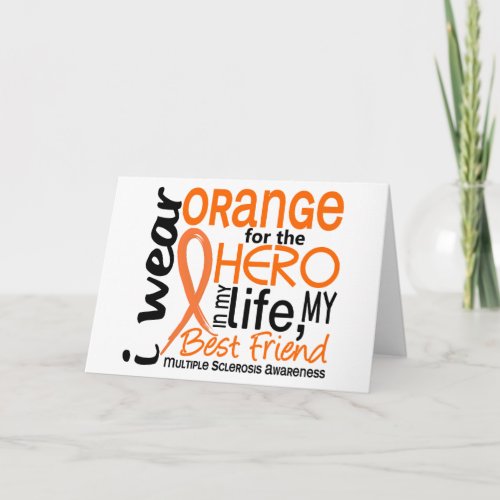 Orange For Hero 2 Best Friend MS Card