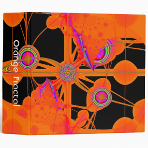 Orange Fractal (2in) Binder