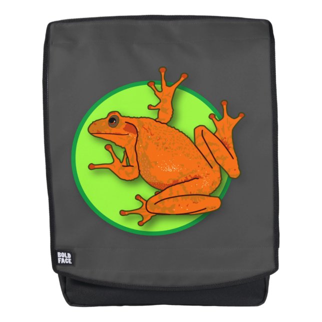 Orange Frog Backpack (Front)