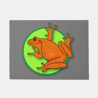 Orange Frog Doormat