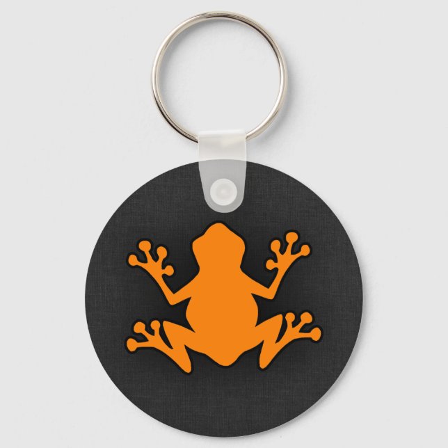 Orange Frog Keychain (Front)