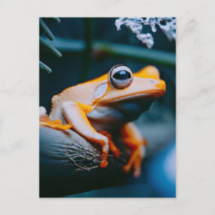 Orange Frog Postcard
