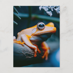 Orange Frog Postcard