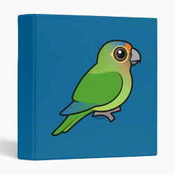 Birdorable Orange-fronted Parakeet Avery Signature Binder 8.5x11