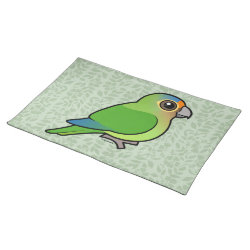 Birdorable Orange-fronted Parakeet Placemat 20