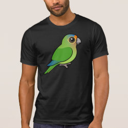 Birdorable Orange-fronted Parakeet Men's Alternative Apparel Basic Crew Neck T-Shirt