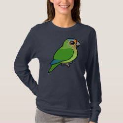 Birdorable Orange-fronted Parakeet Women's Basic Long Sleeve T-Shirt