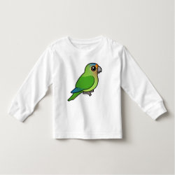 Birdorable Orange-fronted Parakeet Toddler Long Sleeve T-Shirt