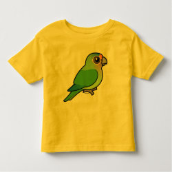 Birdorable Orange-fronted Parakeet Toddler Fine Jersey T-Shirt