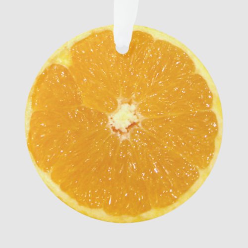 Orange Fruit Fresh Slice Ornament