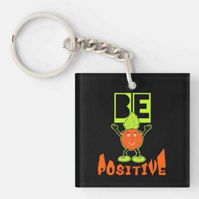Orange fruit keychain (Front)