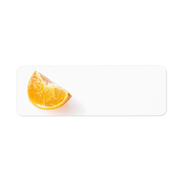 Orange fruit label (Front)