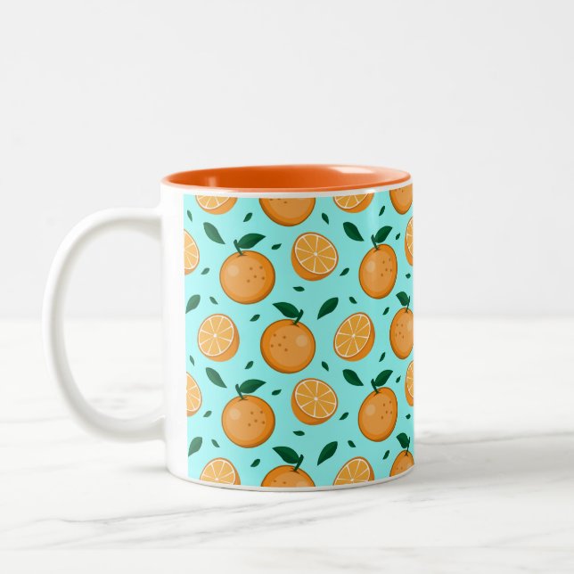 Orange Fruit Mug (Left)