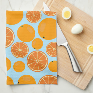 Orange Fruit Pattern Kitchen Towel