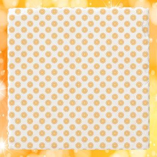 Orange Fruit Pattern Stone Coaster