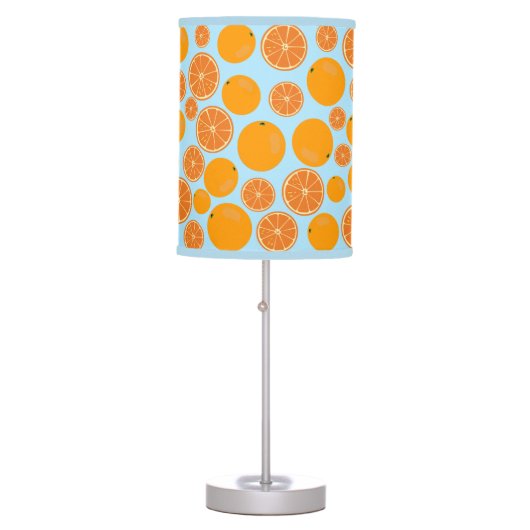 Orange Fruit Pattern Table Lamp (Front)