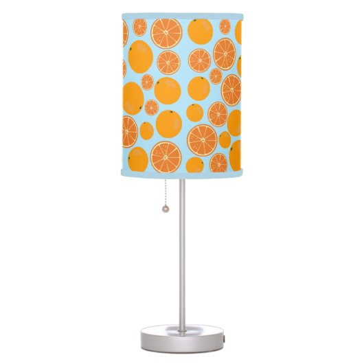 Orange Fruit Pattern Table Lamp (Right)