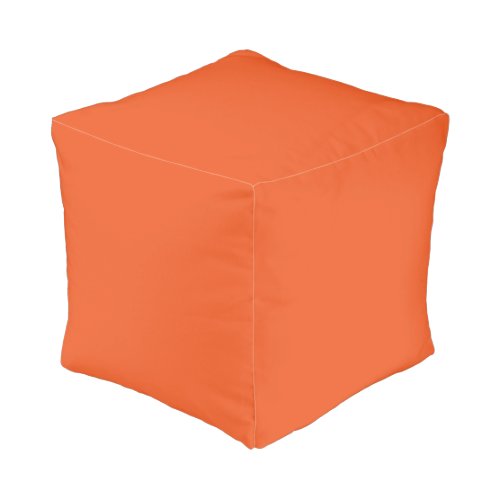 Orange Fruit Pouf