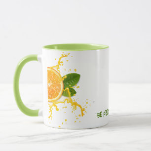 Orange Fruit Slice Coffee Mug