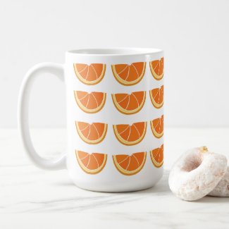 Orange Fruit Slice  Coffee Mug